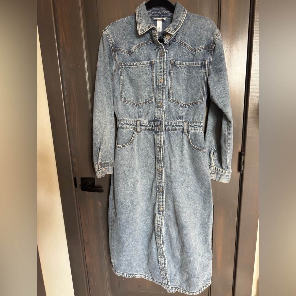 Denim Long Sleeve Dress